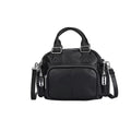 Black Genunie Leather Crossbody Bag (10.6"x5.9"x7.48") with Handle Drop (3.9'') and Shoulder Strap (47.2") - Sticky add to cart bar
