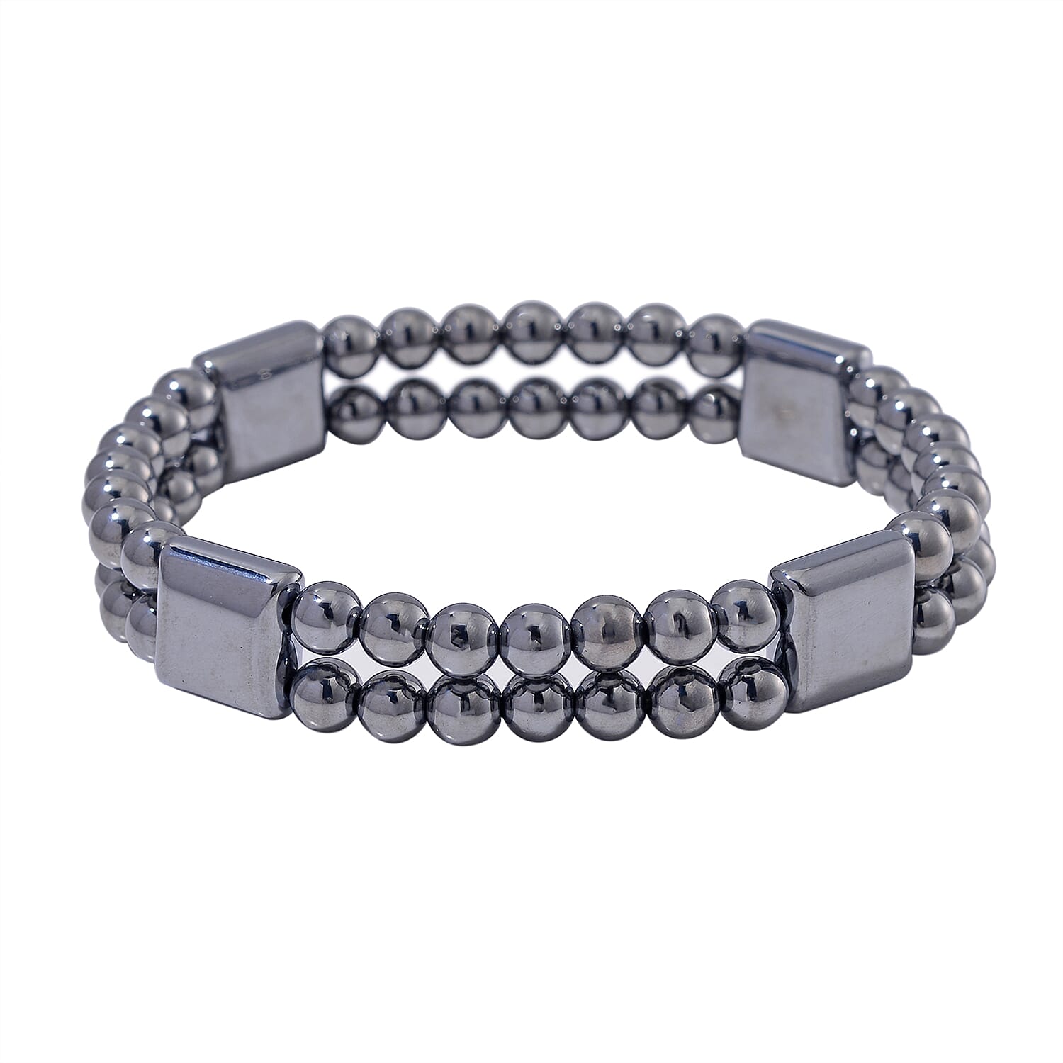 Terahertz 80.00 ctw Cushion Block Stretch Womens Bracelet (7-7.5In)