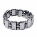 Terahertz 230.00 ctw Block Stretch Men's Bracelet (8-8.5In) - Sticky add to cart bar