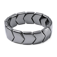 Terahertz 210.00 ctw Block Stretch Men's Bracelet (7.5-8.0In)