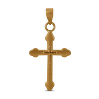 24K Yellow Gold Cross Pendant 0.50 Grams