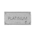 999 Platinum Bar 13x26x0.23mm 2 Grams - Sticky add to cart bar