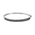 TLV Narsipatnam Alexandrite Bangle Bracelet in Rhodium Over Sterling Silver (6.50 In) (Del. in 8-10 Days) 4.25 ctw - Sticky add to cart bar