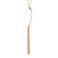 White Swarovski Crystal  Necklace (Size - 20) 0.01 ctw - Sticky add to cart bar