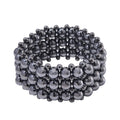 Terahertz 265.00 ctw Beaded Stretch Bracelet 6.5-7.00 Inches - Sticky add to cart bar