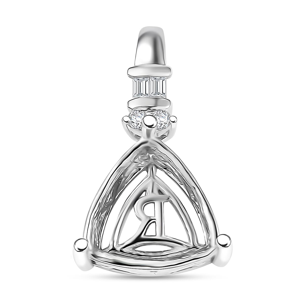 Rhapsody Diamond E-F VS2 0.06 ctw Pendant in 950 Platinum