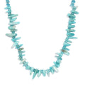 Karis Amazonite and Apatite 180.00 ctw Necklace 20 Inches in Platinum Bond - Sticky add to cart bar