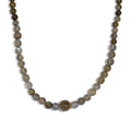 Karis Malagasy Labradorite Beaded 167.00 ctw Necklace 20 Inches in Platinum Bond - Sticky add to cart bar