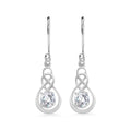 Simulated Diamond 1.00 ctw Earrings in Sterling Silver - Sticky add to cart bar