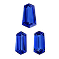 Certified & Appraised AAAA Tanzanite Set of 3 (Fancy Free Size) 18.77 ctw - Sticky add to cart bar