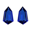 Certified & Appraised AAAA Tanzanite Set of 2 (Fancy 17.6X10.1 mm) 10.40 ctw - Sticky add to cart bar