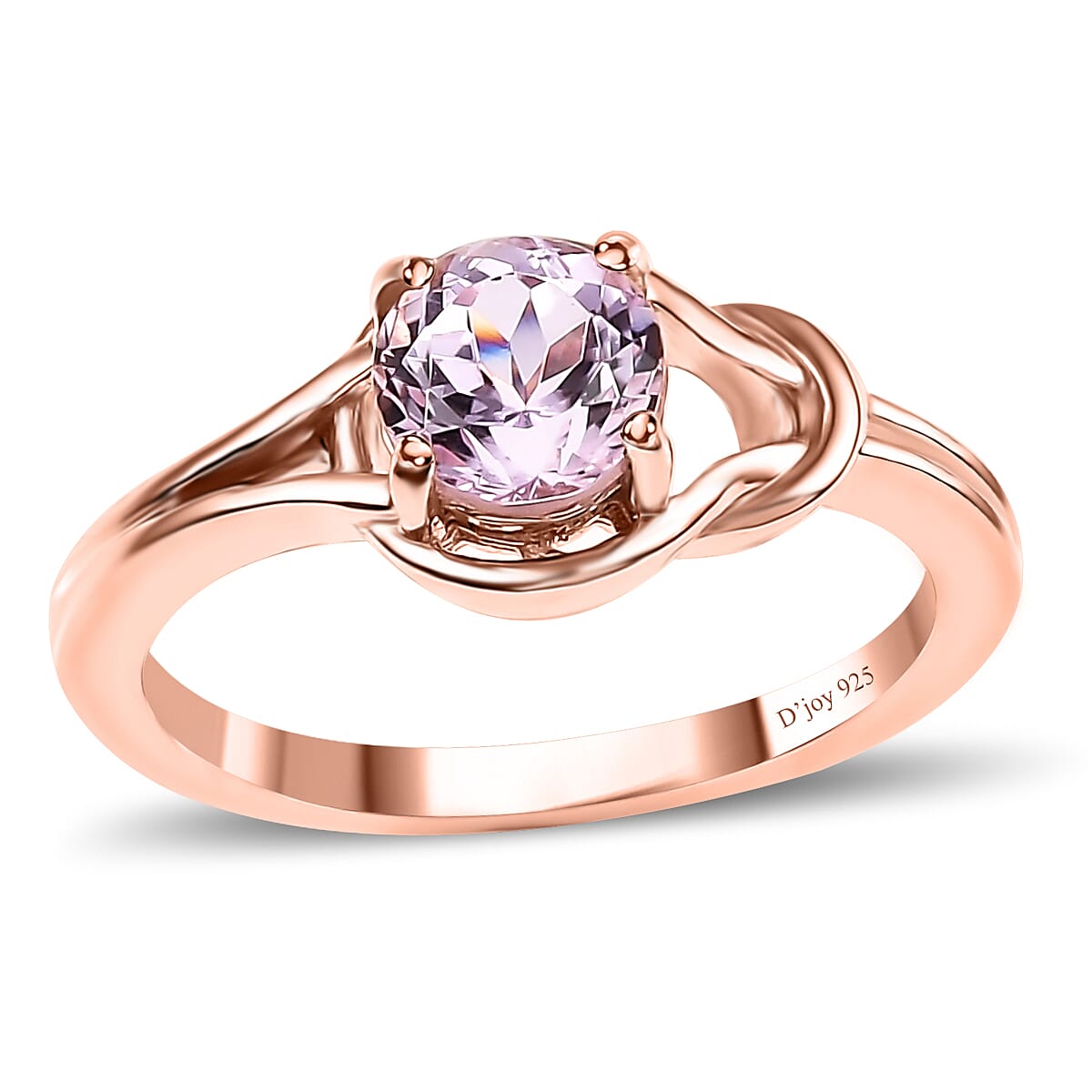 Premium Martha Rocha Kunzite Ring in 18K Vermeil RG Over Sterling Silver (Size 10.0) 1.15 ctw