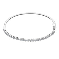 Ankur Treasure Chest 10K Yellow Gold Luxuriant Lab Grown Diamond Bangle Bracelet (7.00 In) (8.85 g) 1.00 ctw