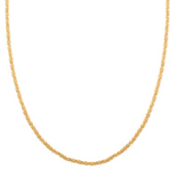 Roc Chain Necklace in 14K Yellow Gold Over Sterling Silver 6.9 Grams 24 Inches