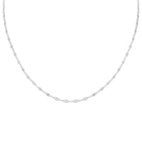 Chain Necklace in Sterling Silver 24 Inches 5.8 Grams