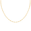 Chain Necklace in 14K Yellow Gold Over Sterling Silver 24 Inches 5.8 Grams - Sticky add to cart bar