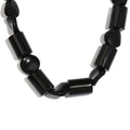 Karis Black Agate and Black Obsidian 139.00 ctw Necklace 20 Inches in Platinum Bond - Sticky add to cart bar