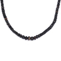 Andamooka Opal Beaded 95.00 ctw Necklace 19 Inches in Sterling Silver - Sticky add to cart bar