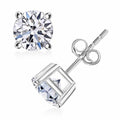 Ankur Treasure Chest 14K White Gold Luxuriant Lab Grown Diamond (G VS) Earrings (Del. in 15-20 Days) 1.00 ctw - Sticky add to cart bar
