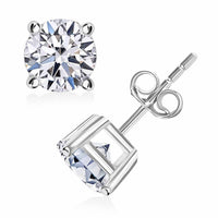 Ankur Treasure Chest 14K White Gold Luxuriant Lab Grown Diamond (G VS) Earrings (Del. in 15-20 Days) 1.00 ctw