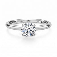 Ankur Treasure Chest 14K White Gold Luxuriant Lab Grown Diamond (G VS) Ring (Size 10.0) (Del. in 15-20 Days) 1.00 ctw