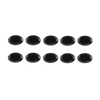 Premium Thai Black Spinel Set of 10 (Oval 6x4 mm) 5.39 ctw Loose Gemstone