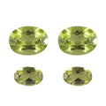 AA Peridot Set of 4 (Oval Mix Size) 3.18 ctw - Sticky add to cart bar