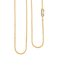 Sparkle Necklace in 14K Yellow Gold Over Sterling Silver 20 Inches 3 Grams - Sticky add to cart bar
