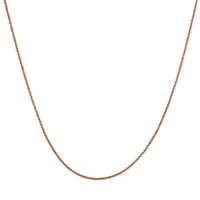 Sparkle Necklace in 14K Rose Gold Over Sterling Silver 20 Inches 3 Grams