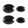 AA Thai Black Spinel Set of 4 (Oval Mix Mix) 3.93 ctw - Sticky add to cart bar