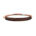 Karis Mozambique Garnet 3.65 ctw Bangle Bracelet in Platinum Bond (6.50 In) - Sticky add to cart bar