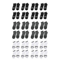 Mossimo 20 Pairs Quarter Length Women's Socks - White/Multi Color (Sizes 4-10) - Sticky add to cart bar