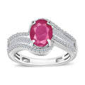 Luxoro Premium Mozambique Ruby and G-H I1 Diamond Ring in 14K White Gold (Size 10.0) 4.20 Grams 1.95 ctw - Sticky add to cart bar