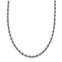 Rope Chain Necklace in Stainless Steel 20 Inches
