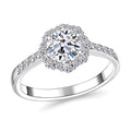 Luxuriant Lab Grown Diamond E-F VS 1.00 ctw Ring in 10K White Gold - Sticky add to cart bar