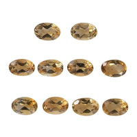 Premium Brazilian Citrine Assorted Box (Ovl 6x4 mm) 3.48 ctw Loose Gemstone