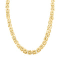 La Bella Italian 14K Yellow Gold Over Sterling Silver Necklace 22 Inches 81.72 Grams - Sticky add to cart bar