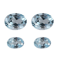 AA Sky Blue Topaz Set of 4 (Mix Mix mm) 2.58 ctw