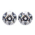 Moissanite Set of 2 (Rnd 4 mm) 0.47 ctw Loose Gemstone - Sticky add to cart bar