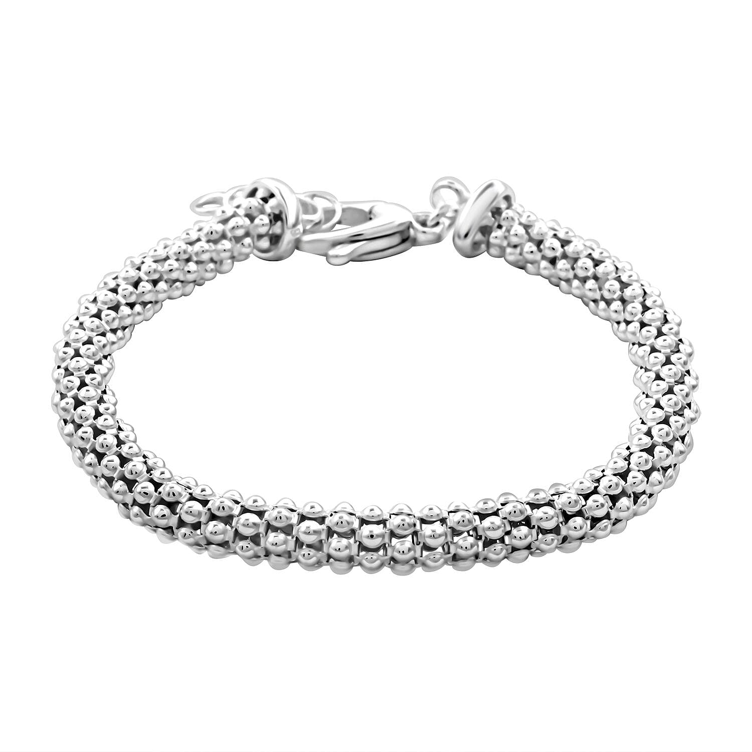La Bella Italian Sterling Silver Bracelet (7.25 In) 9.70 Grams