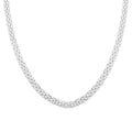 La Bella Italian Sterling Silver Popcorn Chain Necklace 20 Inches 22.40 Grams - Sticky add to cart bar
