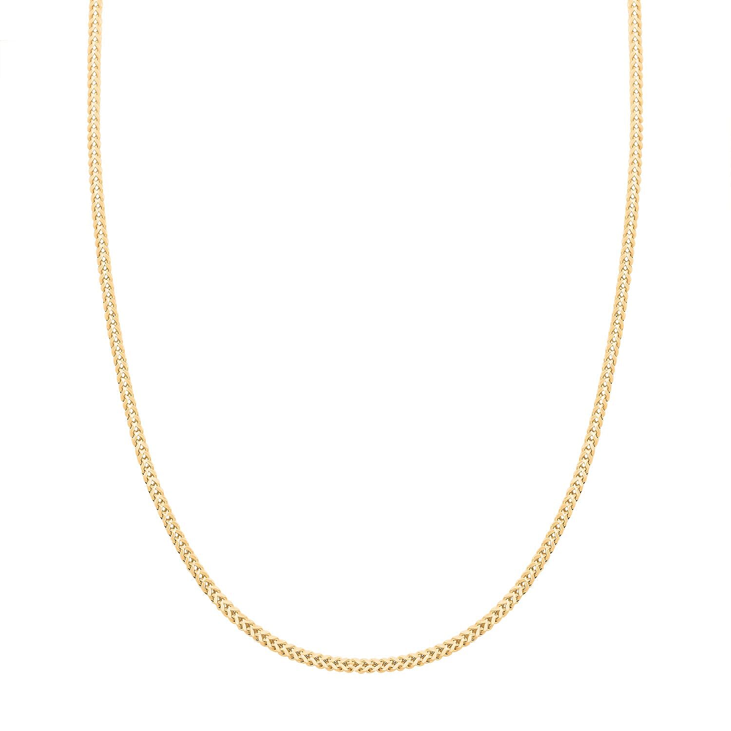 14K Yellow Gold  Necklace (Size - 18),  Gold Wt. 2.26 g