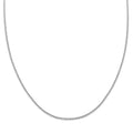 1.10mm Triple Spiga Wheat Chain Necklace in 14K White Gold 18 Inches 1.70 Grams - Sticky add to cart bar
