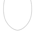 1.10mm Triple Spiga Wheat Chain Necklace in 14K White Gold 20 Inches 1.80 Grams - Sticky add to cart bar