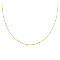 1.10mm Triple Spiga Wheat Chain Necklace in 14K Yellow Gold 20 Inches 1.85 Grams