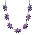 GP Italian Garden Collection Premium African Amethyst 29.65 ctw Necklace in Rhodium Over Sterling Silver 18 Inches - Sticky add to cart bar