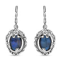 Karis Malagasy Labradorite 13.65 ctw Dragon Earrings in Platinum Bond - Sticky add to cart bar