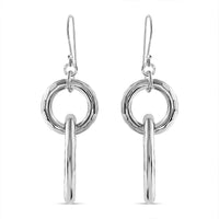 Sterling Silver Dangle Earrings 9.50 Grams