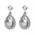Teardrop Dangle Earrings in Sterling Silver 9 Grams - Sticky add to cart bar