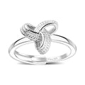 Sterling Silver Love knot Adjustable Ring 2.50 Grams - Sticky add to cart bar